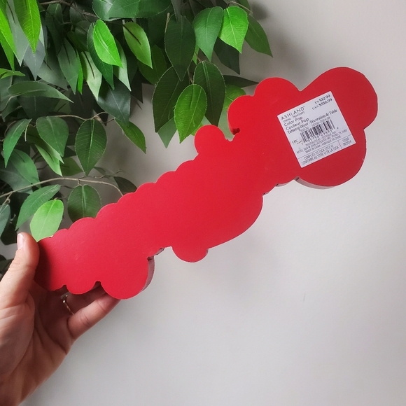 Ashland Pink Glitter Shimmer Table Top Sign Decor - Picture 5 of 10